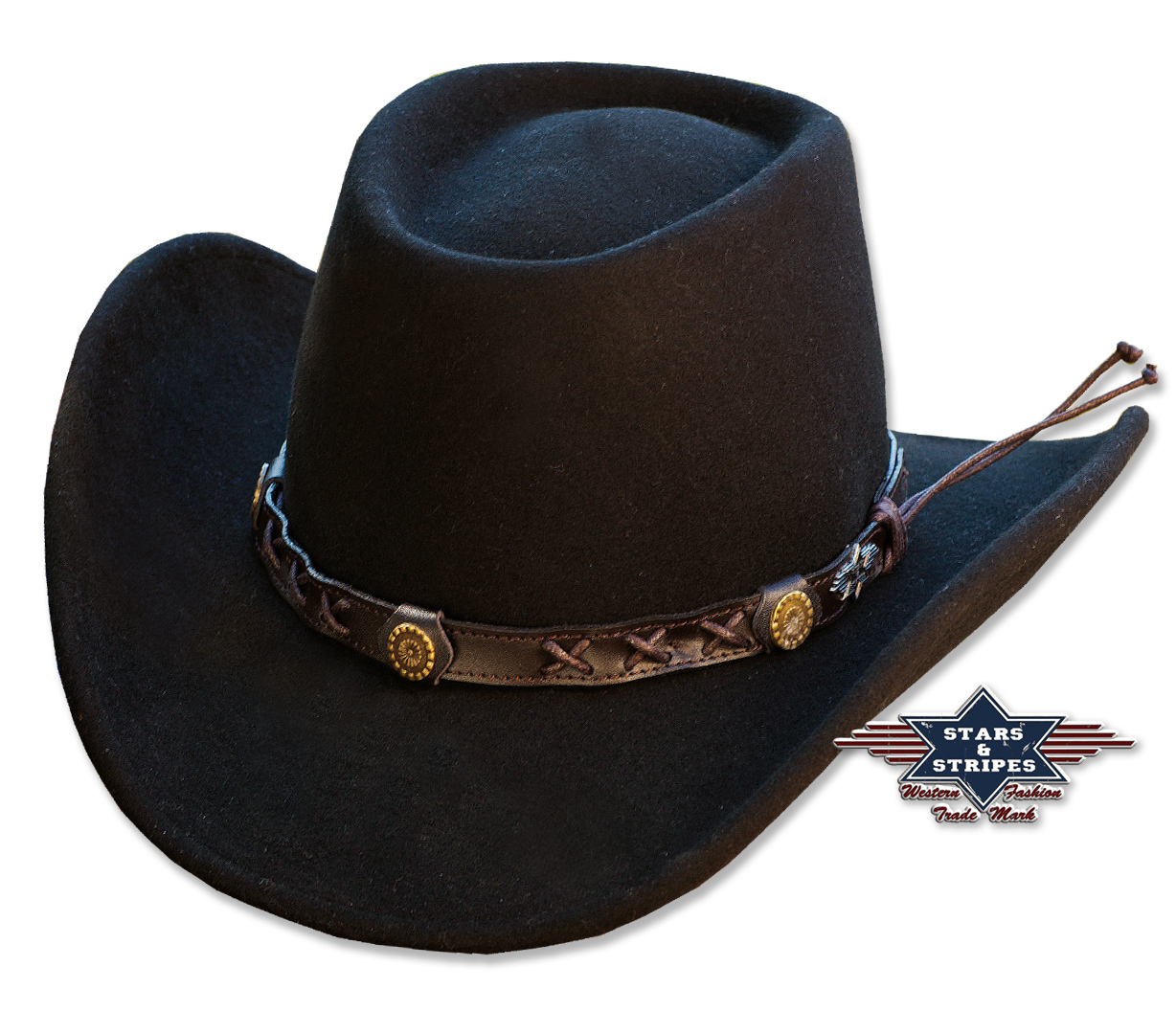 Westernhut von Stars & Stripes - Gambler, Old Style