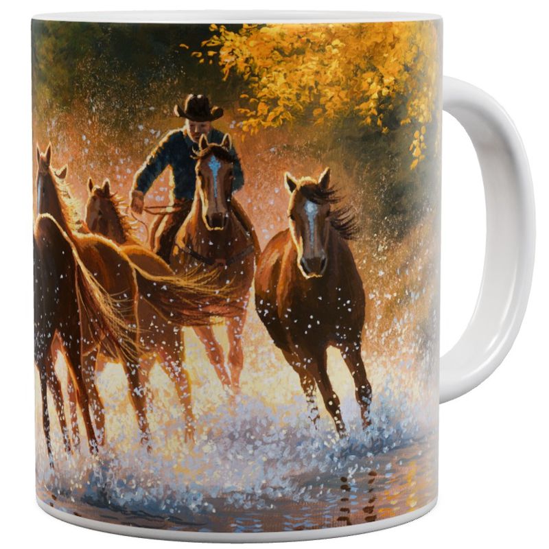 XXL-Tasse - Making Waves - Cowboy & Horses