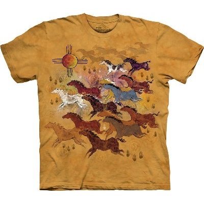 The Mountain T-Shirt - Horses And Sun
