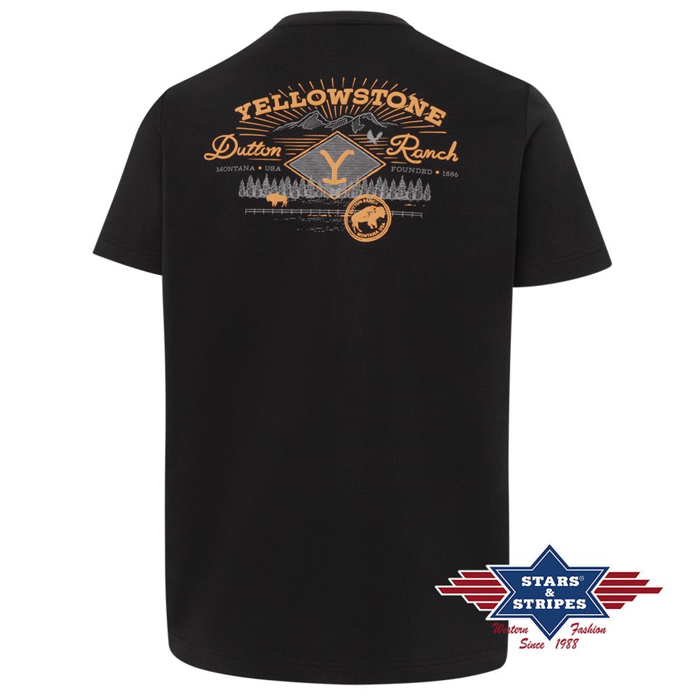 Western Unisex T-Shirt - Yellowstone Collection - Dutton Ranch