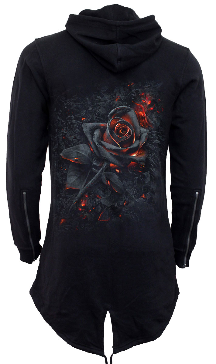 Reduziert - Spiral Damen Kapuzenjacke mit Fischflossenbündchen - Burnt Rose, Größe S