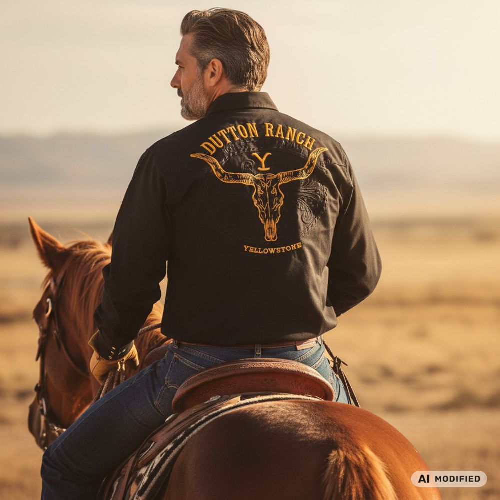Westernhemd - Yellowstone Collection - Protect The Family