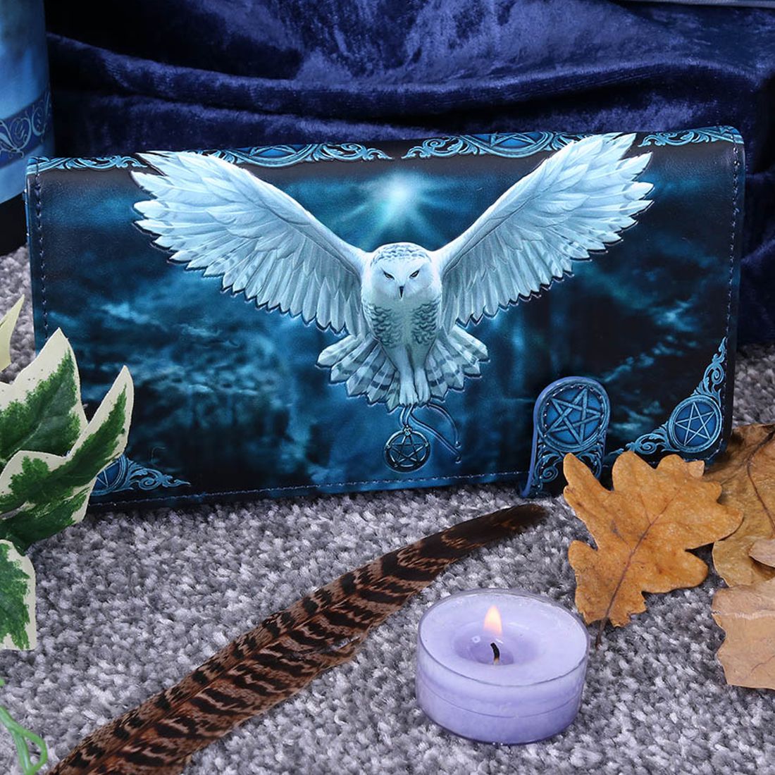 Geprägte Geldbörse mit Eulen-Motiv - Awake Your Magic