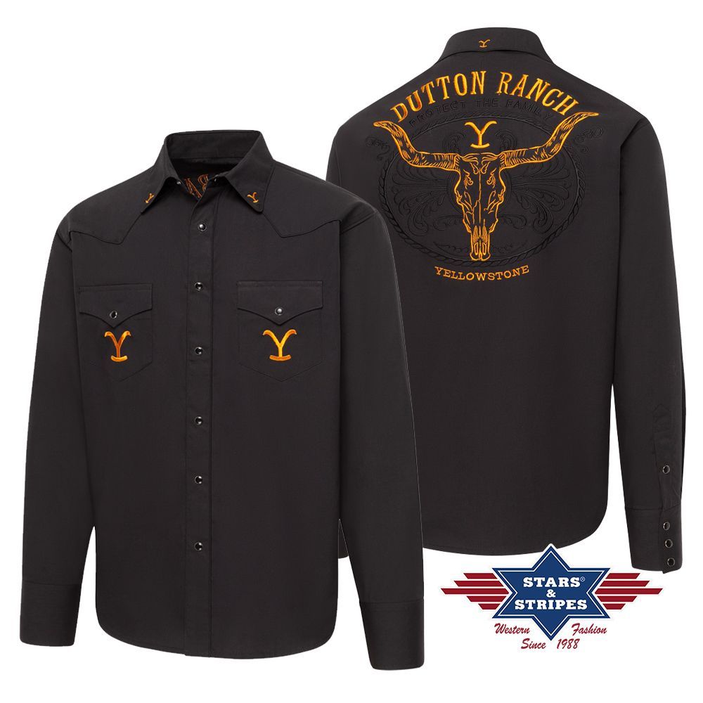 Westernhemd - Yellowstone Collection - Protect The Family