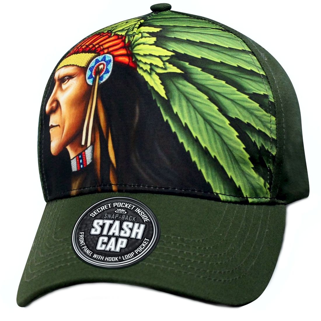 Basecap mit Geheimfach - Indian Chief
