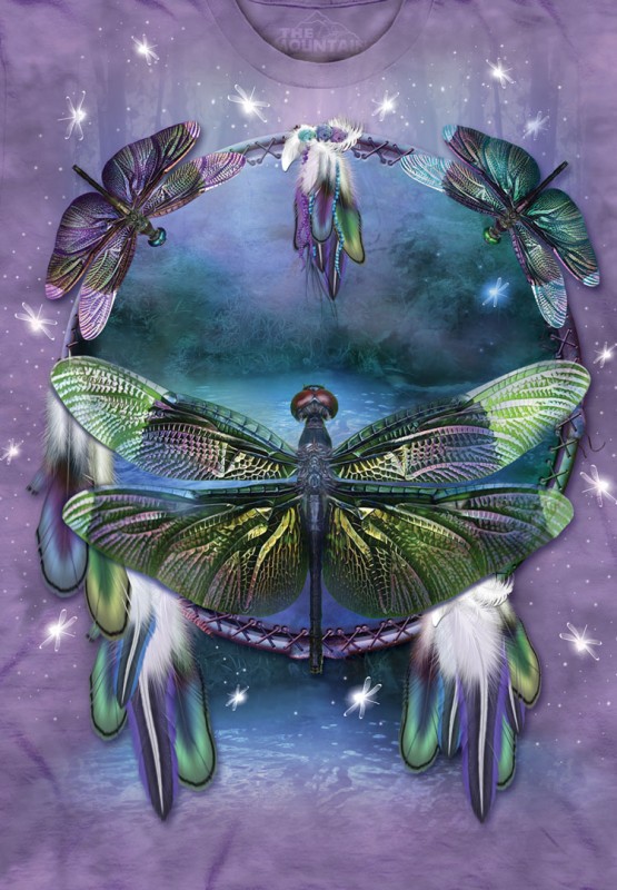 The Mountain T-Shirt - Dragonfly Dreamcatcher