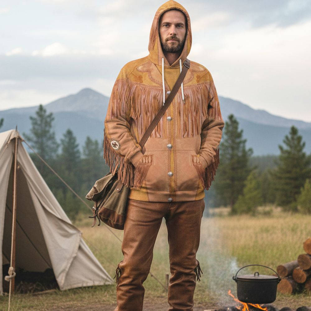 Premium Western-Hoodie / Kapuzenshirt - Mountaineer Jacket