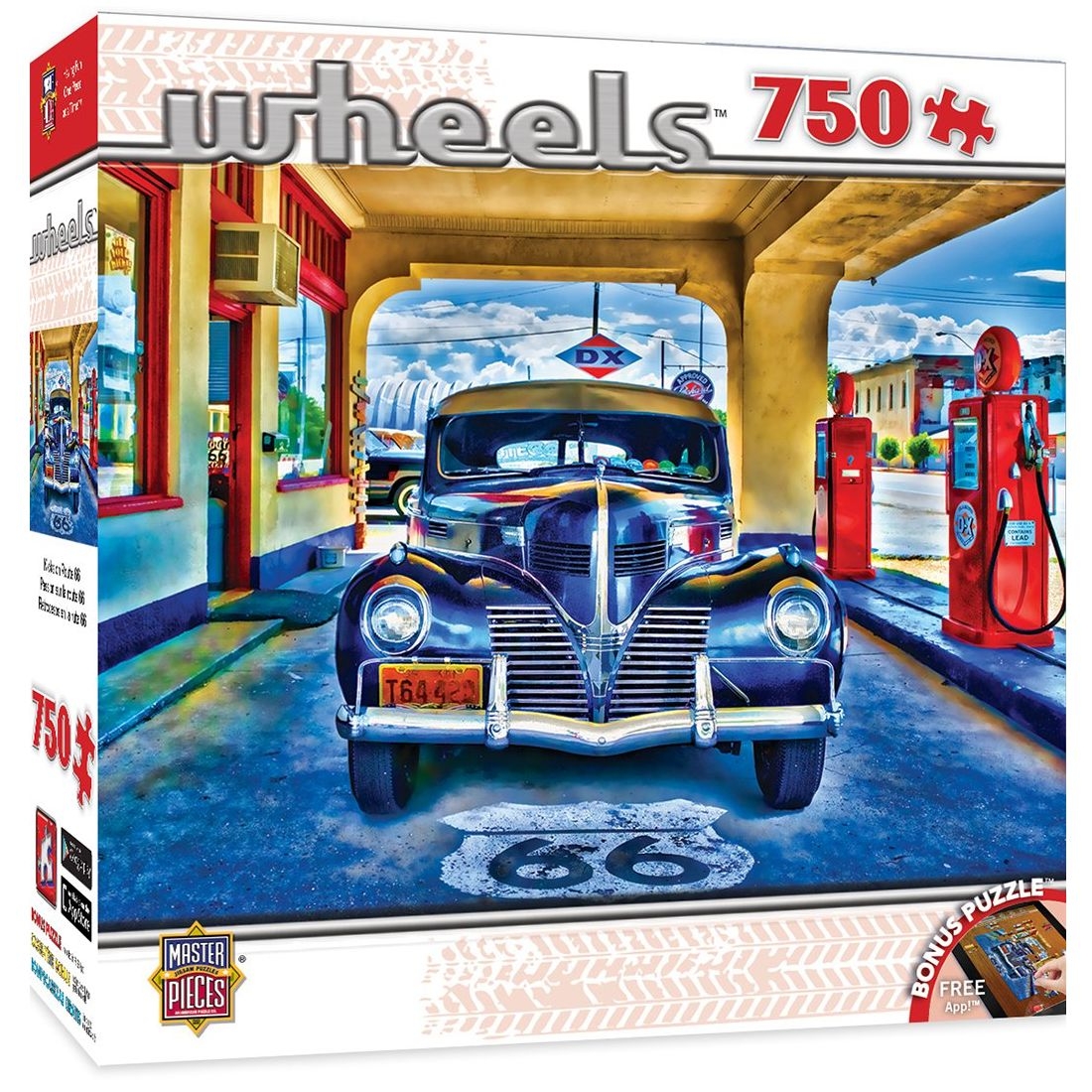 Route 66 Puzzle - Kicks On Route 66, 750 Teile