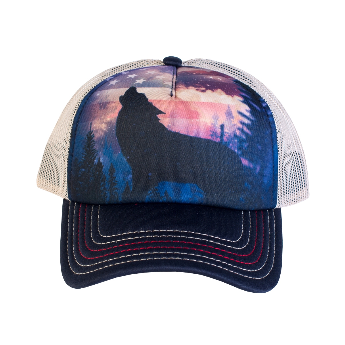 Basecap / Trucker Cap von The Mountain - Patriotic Howl