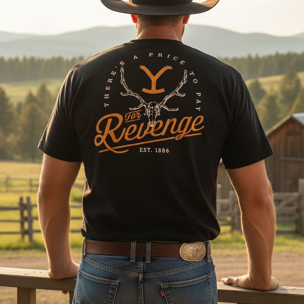 Western Unisex T-Shirt - Yellowstone Collection - For Revenge