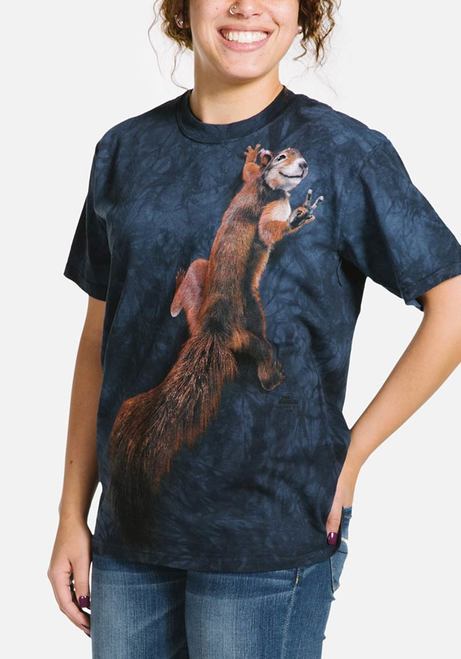 The Mountain T-Shirt - Peace Squirrel
