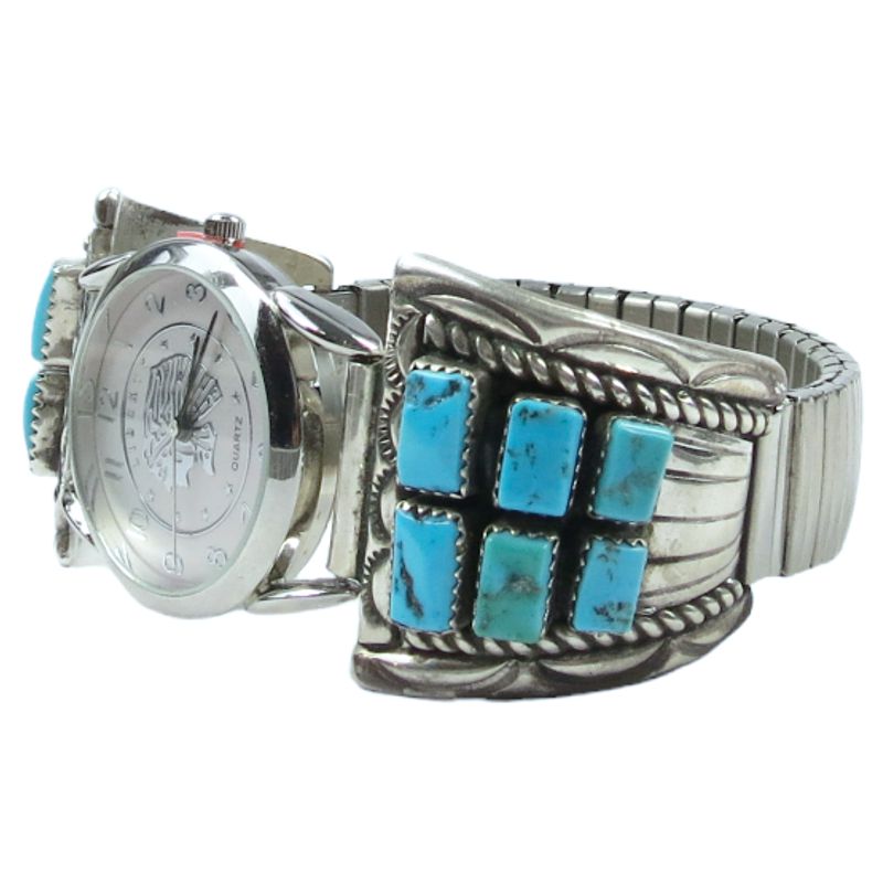 Indianerschmuck Herrenuhr von Tommie Tso