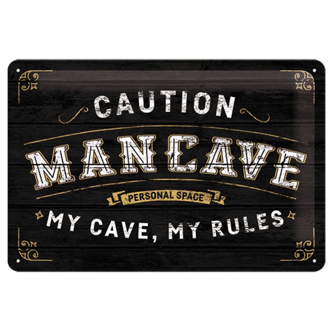 Blechschild - Man Cave