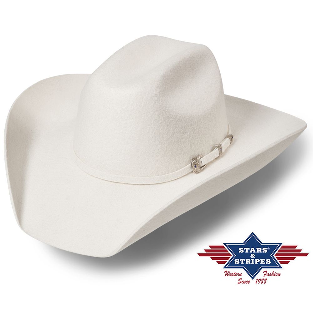Westernhut aus Wollfilz - Wyoming, Silverbelly