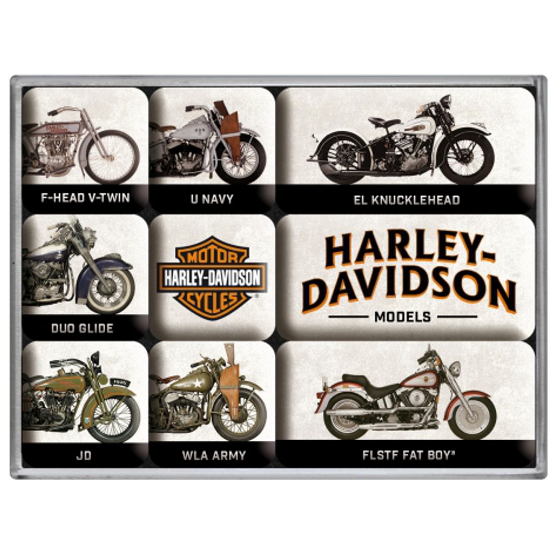 Magnet-Sparset - Harley Davidson - Model Chart