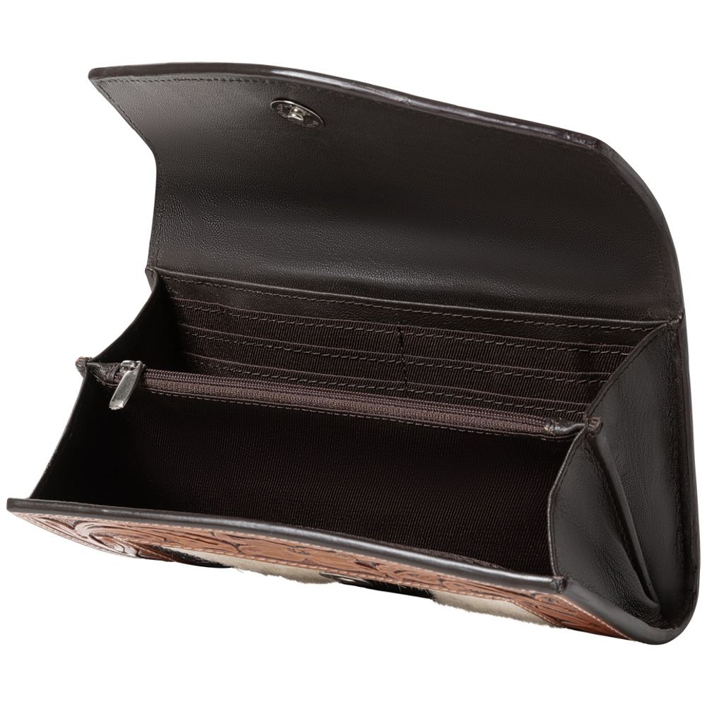 Western Geldbörse für Damen - Cow Hide