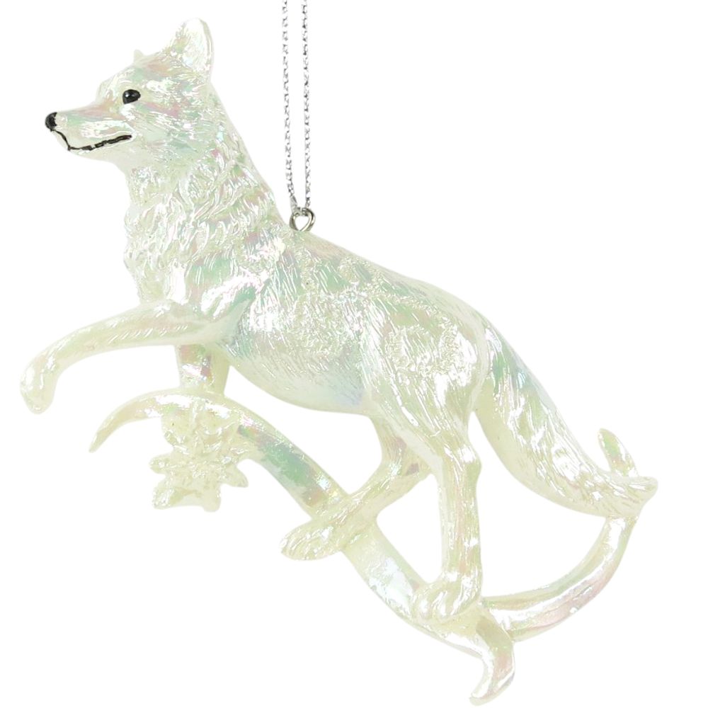 Weihnachtsschmuck - Western Xmas Wolf