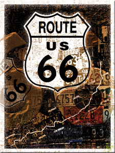 Magnet - Route 66 Rost Collage