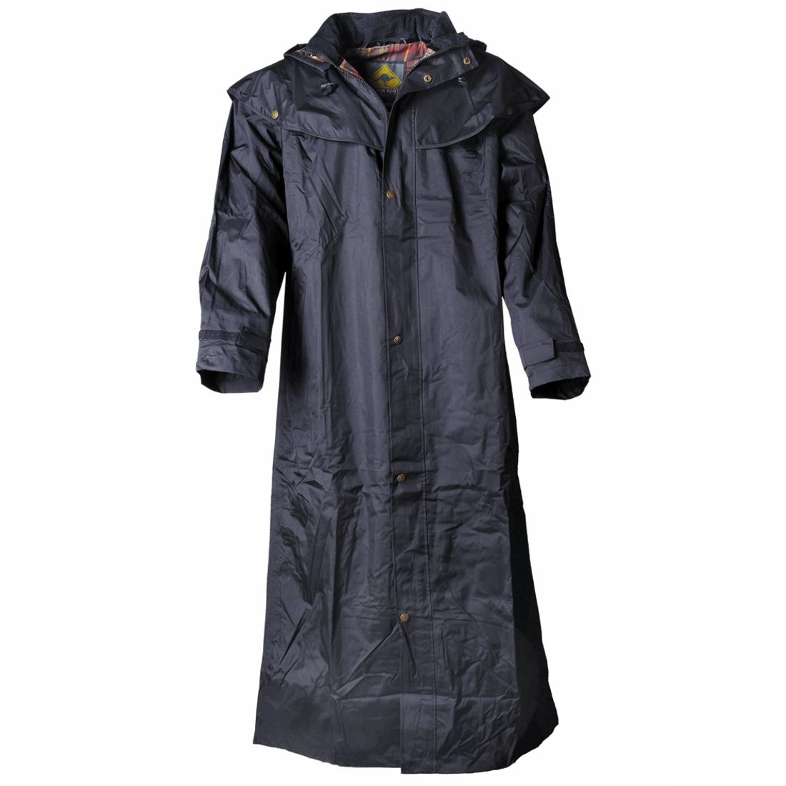 Scippis Mantel mit Kapuze für Damen und Herren - Stockman Coat, Schwarz